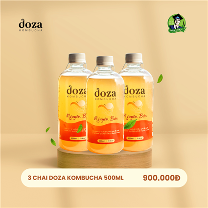 Combo 3 Doza Kombucha - Giải độc bia rượu