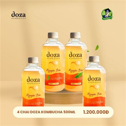 Combo 4 Doza Kombucha - Hỗ trợ Đau dạ dày