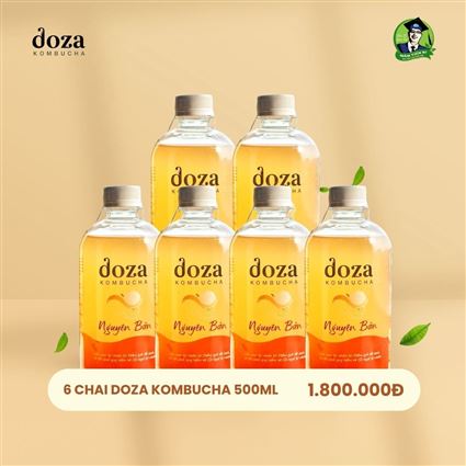 Combo 6 Doza Kombucha - Trẻ đẹp, da sáng, dáng xinh