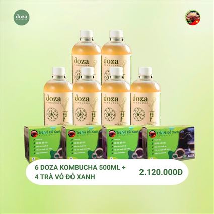 Combo 6 Doza 4 trà - Thuyên giảm u xơ tuyến giáp