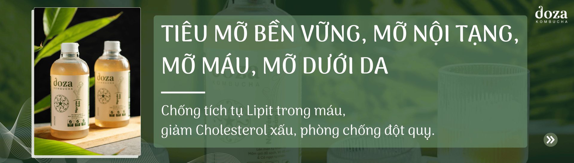 Banner Doza kombucha